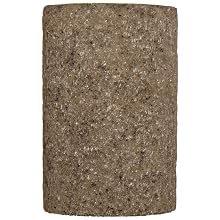 Norton Gemini Snagging Abrasive Plug, Type 18R, Round Tip, Aluminum Oxide, 5/8"-11 Arbor, 2" Diameter, 3" Thickness, 24 Grit (Pack of 10)