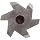 Alvord Polk 127-0 High-Speed Steel Chucking Reamer, Straight Flute, Round Shank, Uncoated Finish