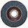 Merit Powerflex Contoured Abrasive Flap Disc, Type 29, Round Hole, Fiberglass Backing, Zirconia Alumina