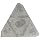Sandvik Coromant T-MAX MILLING  Carbide Milling Insert, TFA Style, Triangle, H10 Grade, Uncoated, TFA42P3R,0.125" Thick, 0" Corner Radius (Pack of 10)