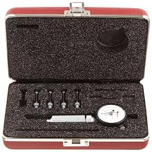 Starrett 82AZ Dial Bore Gauge Complete Set, 0.107-0.266" Range, 0.0001" Graduation