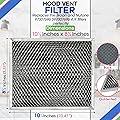 Bagean Stove Hood Vent Filter 10.5" x 8.8" 41F 97007696 