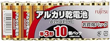 【クリックで詳細表示】富士通 【ALKALINE】 アルカリ乾電池 単3形 10個パック LR6H(10S)： 家電・カメラ