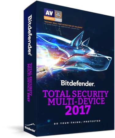 BITDEFENDER TOTAL SECURITY MULTIDEVICE 2017. 5 Devices / 1 Year [Online Code]