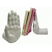 Tech Tools Desktop Madness Series Stop Hand Bookends (HS-8003)