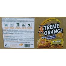 Xtreme Orange XOSD-128 128 Oz. Super Strength Degreaser (Case of 4)