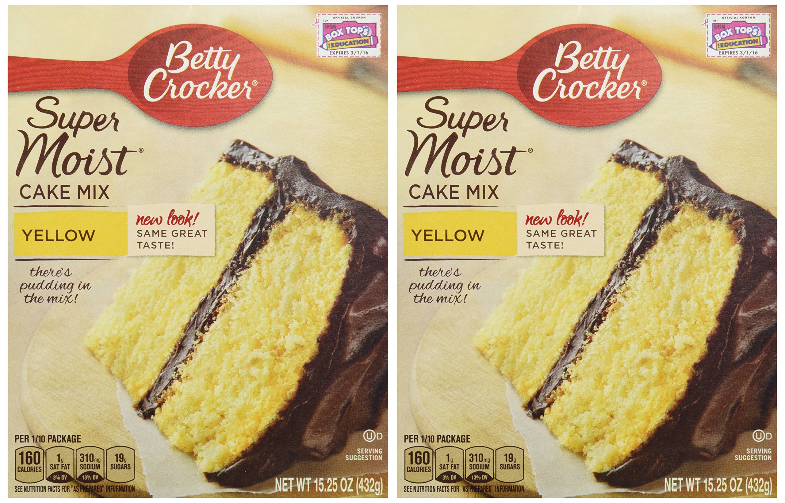 Galleon Betty Crocker Super Moist Yellow Cake Mix 15.25 Oz (Pack Of 2)