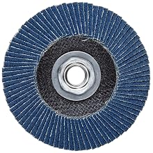 Weiler Vortec Pro Abrasive Flap Disc, Type 27, Threaded Hole, Phenolic Backing, Zirconia Alumina, 4-1/2" Dia., 60 Grit (Pack of 1)