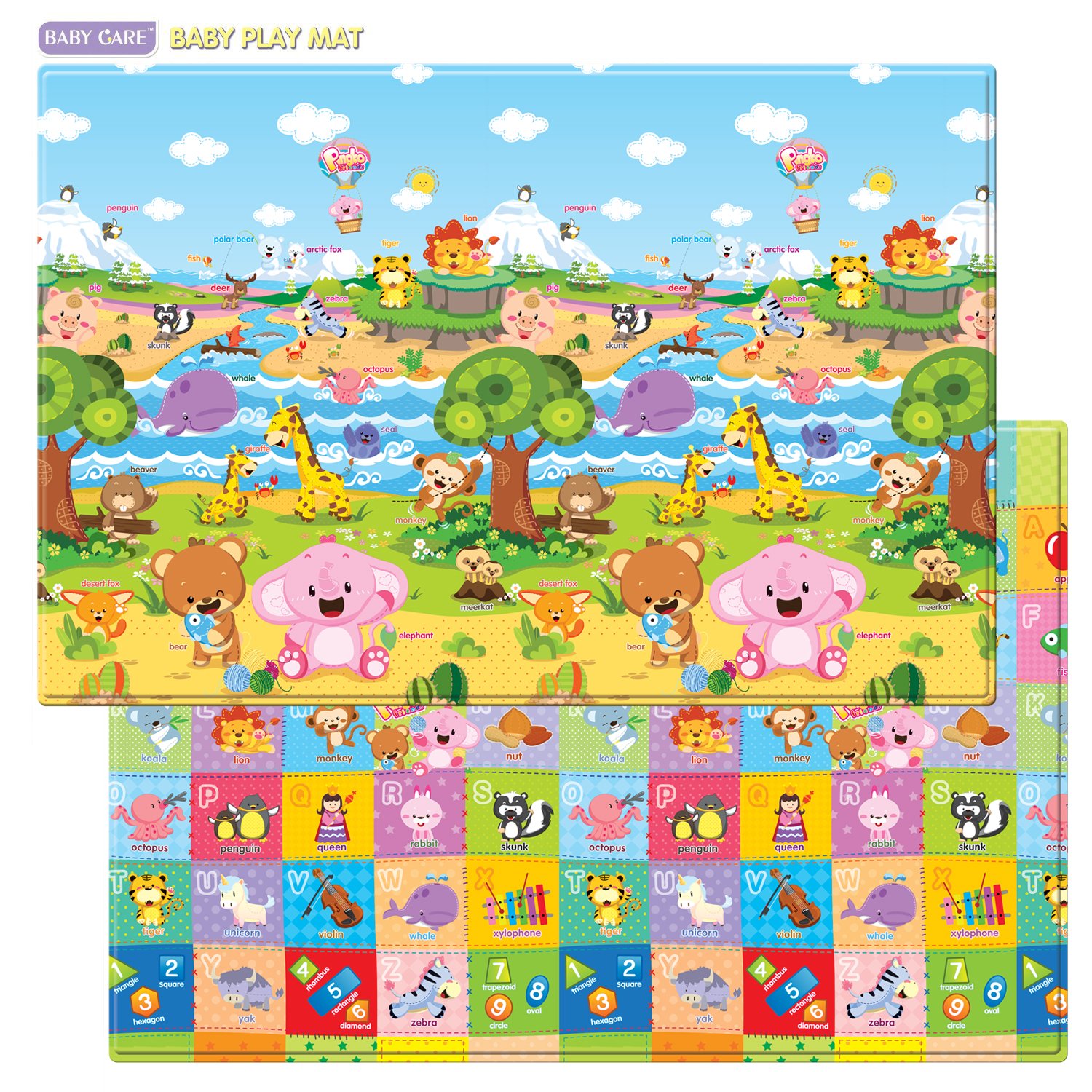 Baby Care Play Mat - Pingko Friends (Large) Large Baby Care Sp-M11-001 25 91uEocIe6OL