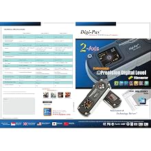 Digi-Pas DWL3000XY 0.01-Degree Resolution Dual Axis Digital Machinist Level