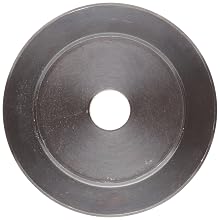 Martin Plain Bore FHP Sheave, 4L/5L or B Belt Section, 2 Grooves, 1/2" Bore, Class 30 Gray Cast Iron