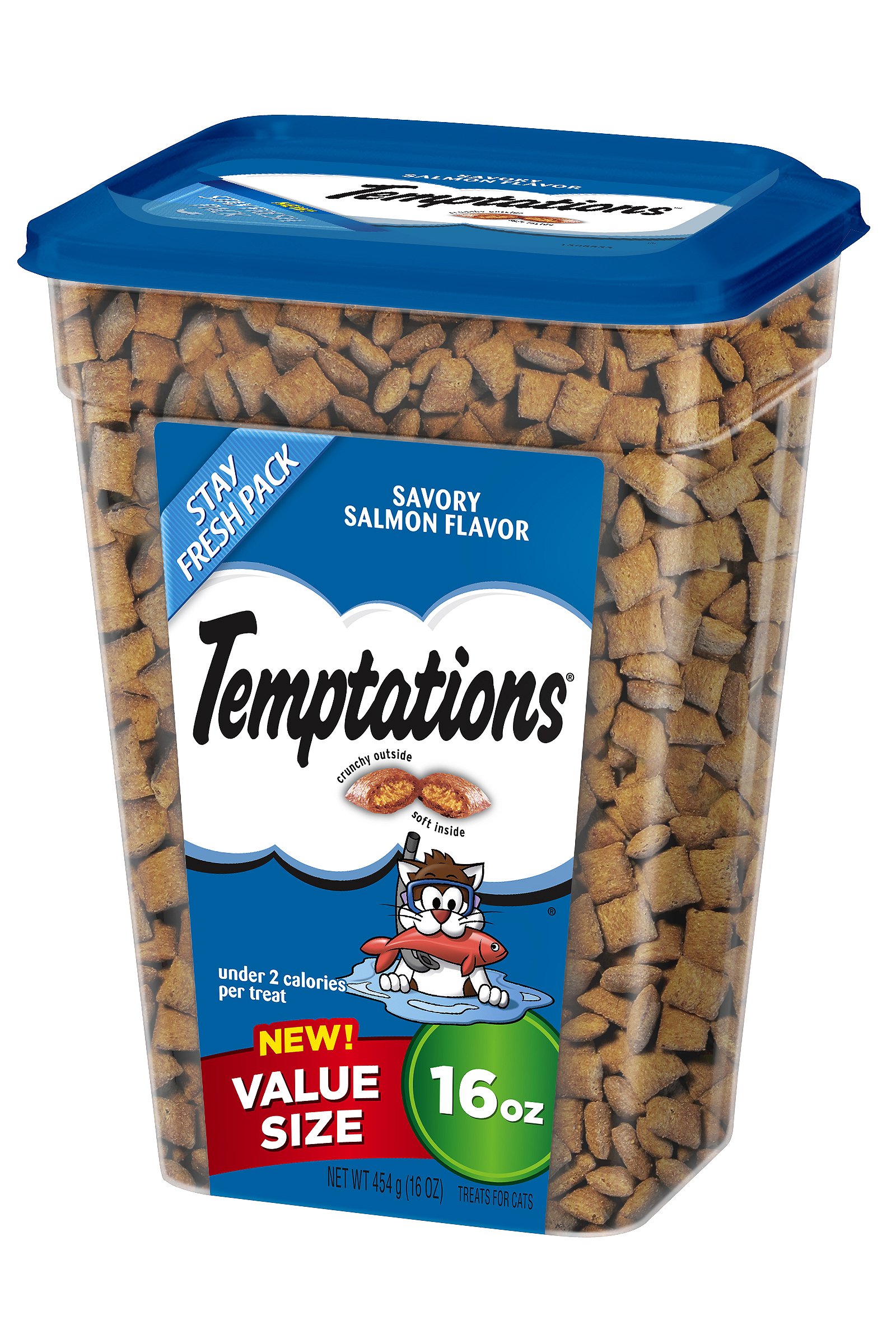 Temptations Savory Salmon Flavor Treats For Cats 16 Ounce EBay