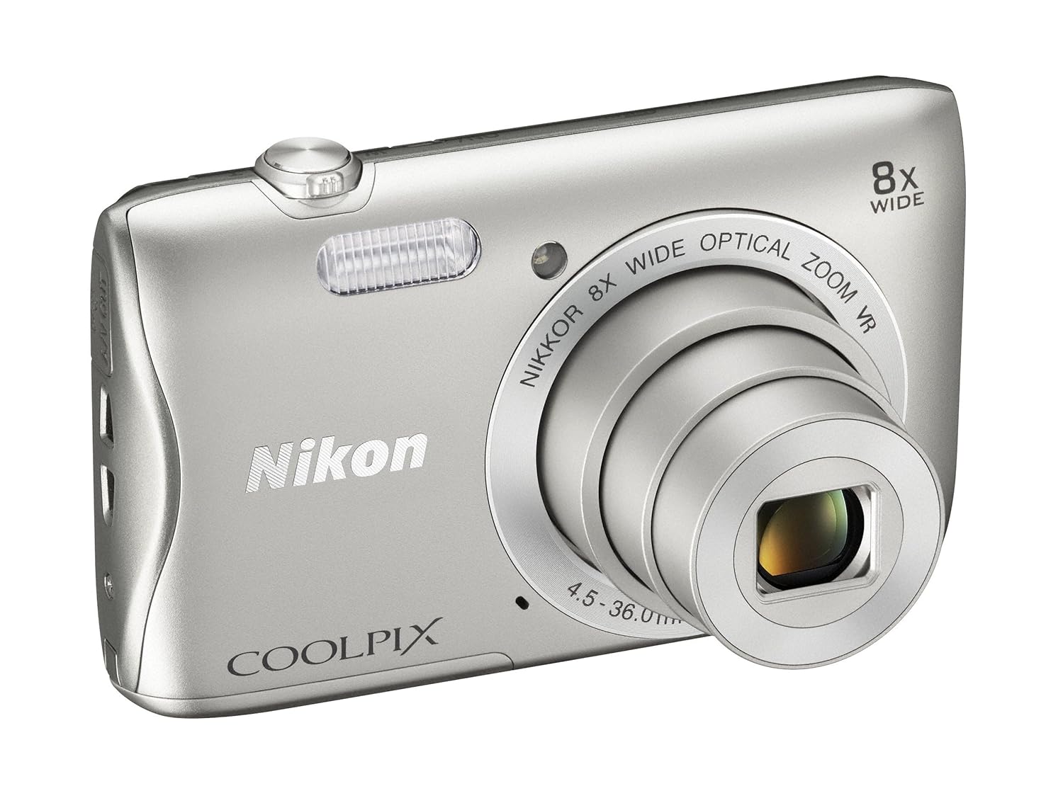 Nikon デジタルカメラ COOLPIX S3700 シルバー 光学8倍ズーム 2005万画素 S3700SL