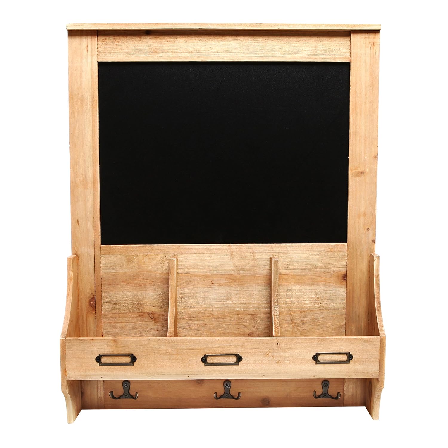 Key Hook Rack Storage Wall Mount Organizer Mail Sorter Chalk Board