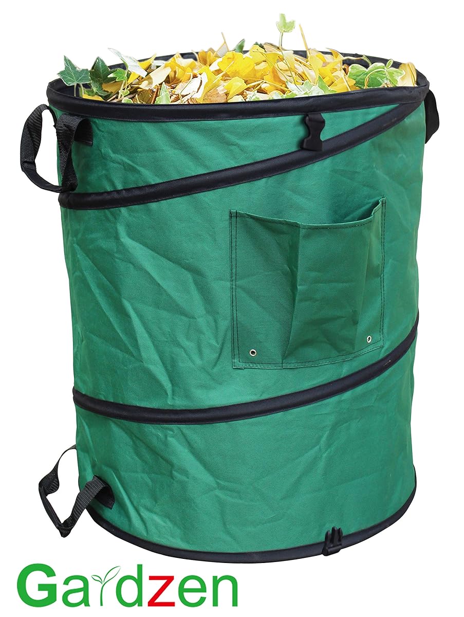 Gardzen 45 Gallon Professional Pop Up Garden Bag Come with Gloves