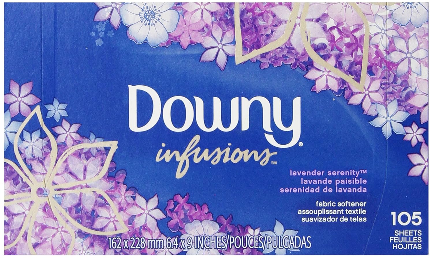 Downy Ultra Infusions Lavender Serenity Sheet Fabric Softener 105 Count New eBay