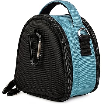 SumacLife Mini Laurel Edition Nylon Camera Bag with Carrying Handle and Adjustable Shoulder Strap for Sony Cyber-shot Cameras DSC-TX55 DSC-TX100V DSC-TX10 DSC-WX10 DSC-WX9 Sony Cyber-shot Compact DSC-T110 DSC-WX5 DSC-TX9 DSC-T99 DSC-TX5 DSC-TX7 Cameras
