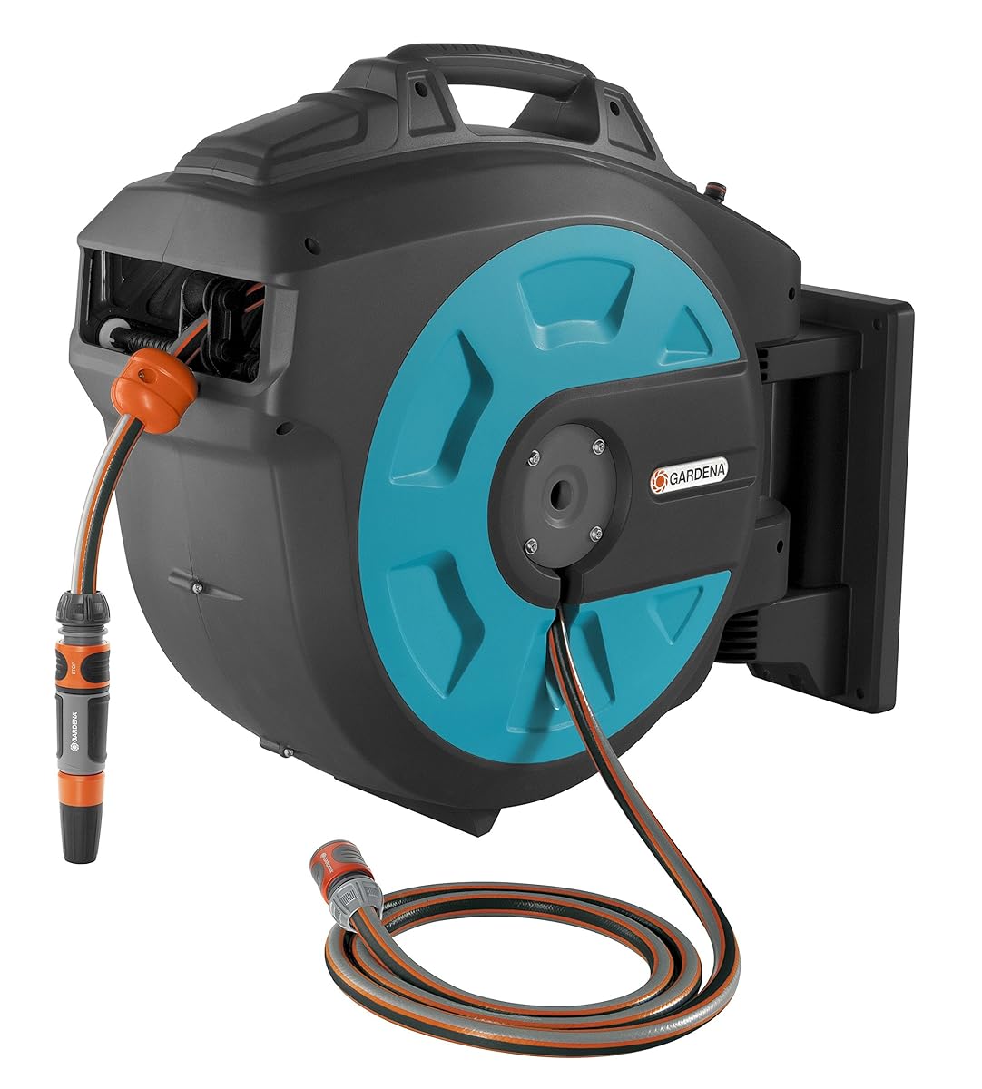 GARDENA Retractable Hose Reel 82Feet With Convenient Hose Guide