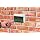 Arlington DHB1BRC-1 Outdoor Electrical Box for New Brick Construction, Brown Box/Clear Cover, Horizontal/1-Gang