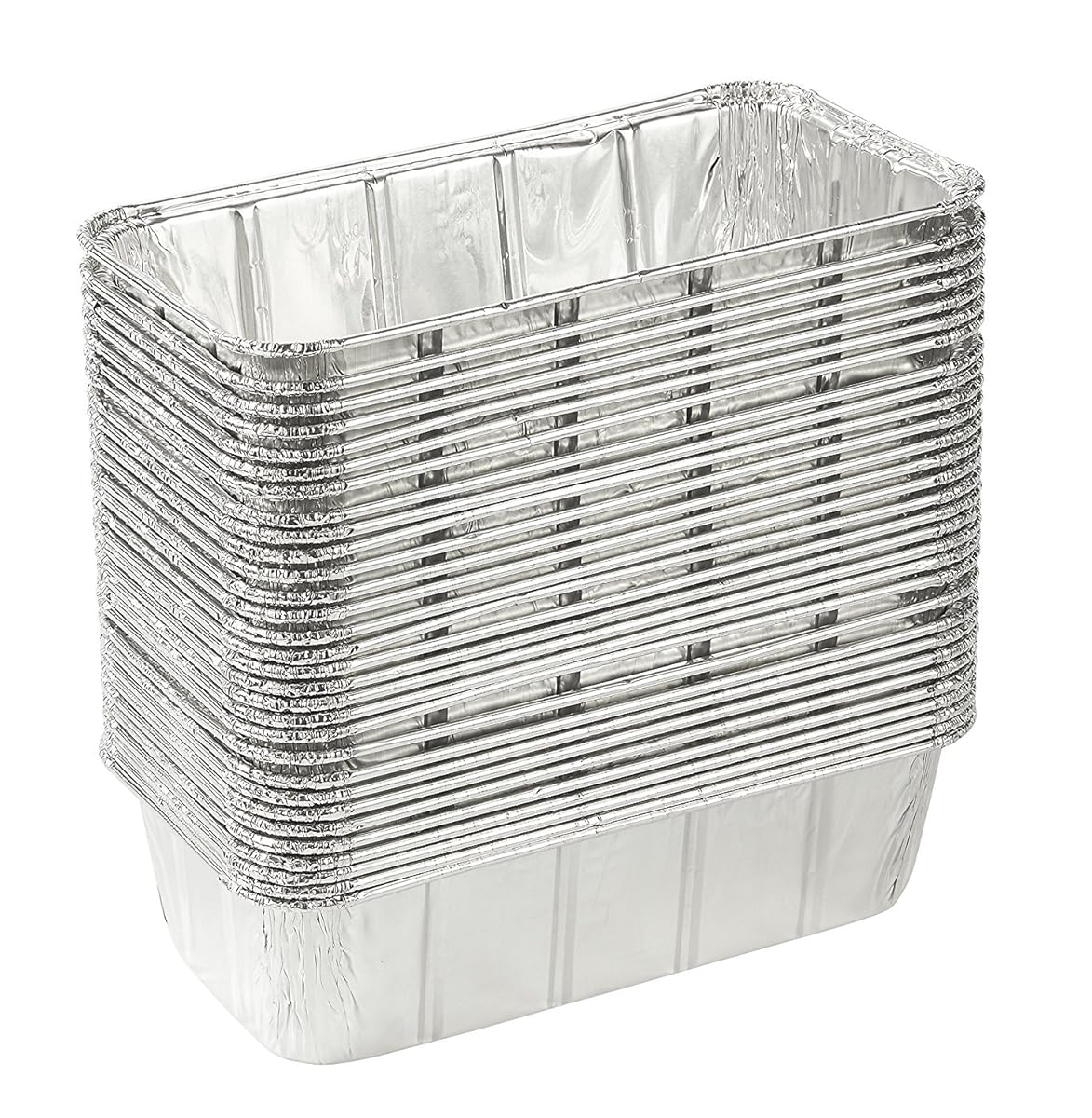 Multi Pack of Disposable Aluminum Foil loaf Bread Pans | 2-Lb Capacity