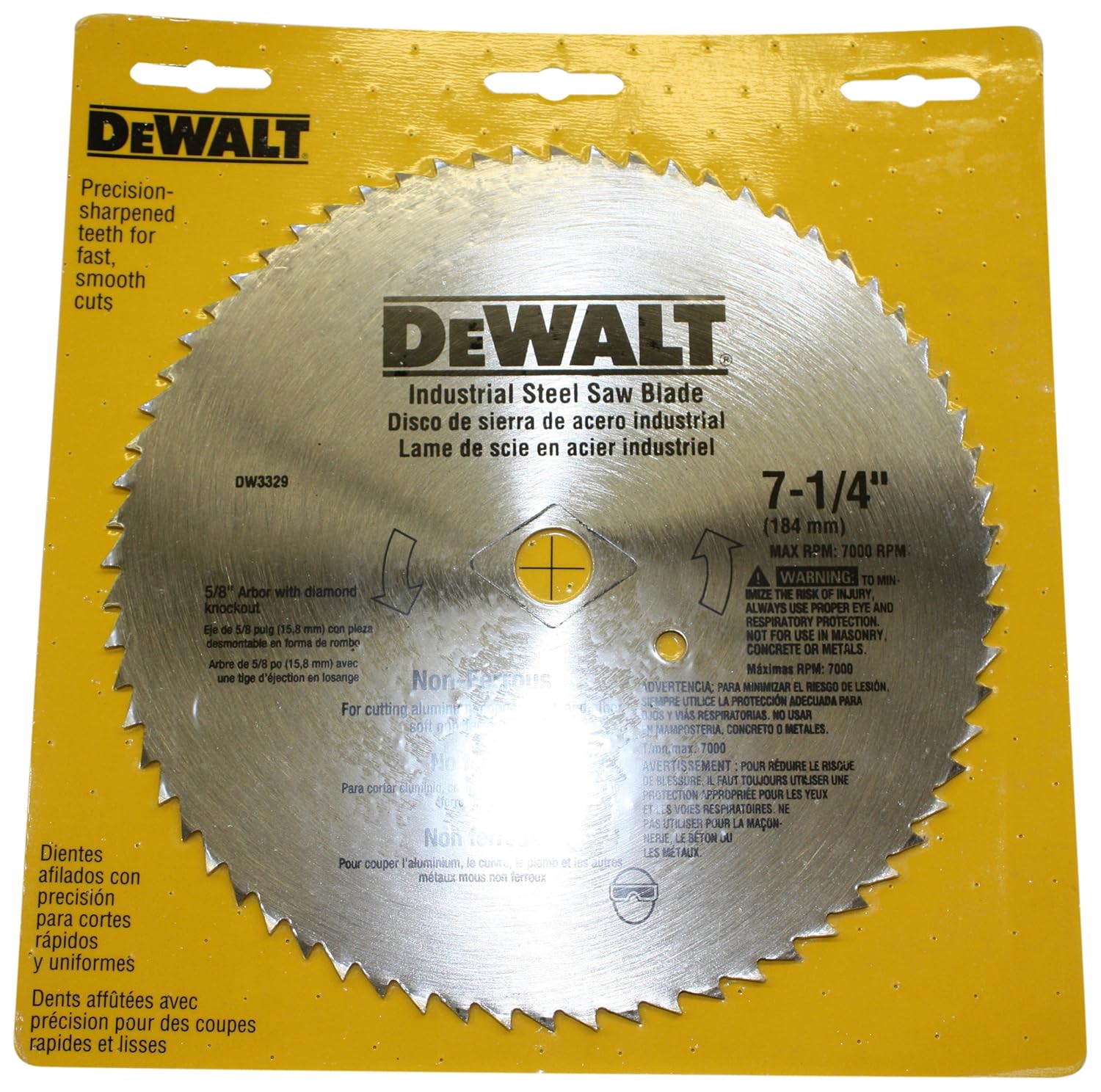 DEWALT DW3329 7 14 Inch 68 Tooth Steel Non Ferrous Metal Cutting Saw