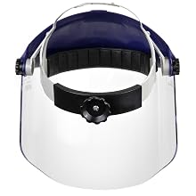 3M Ratchet Headgear H8A, Head and Face Protection 82783-00000, with 3M Clear Polycarbonate Faceshield WP96 (Pack of 1)