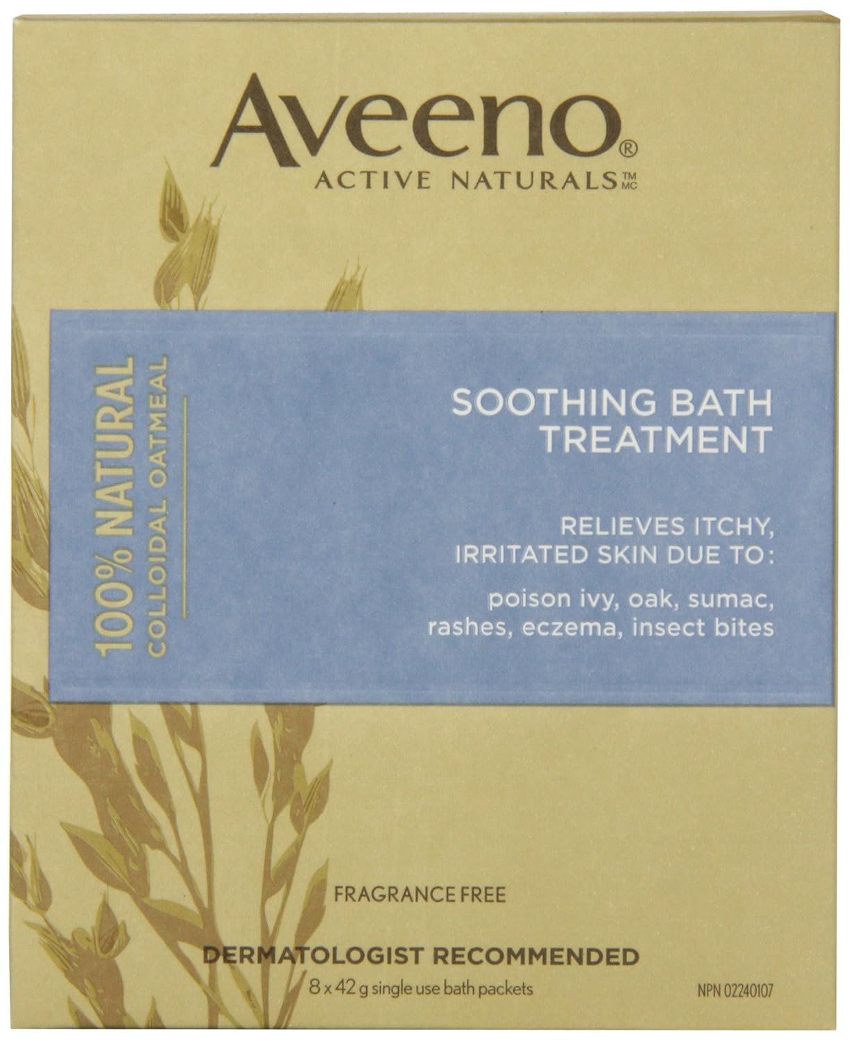 Aveeno Soothing Bath Treatments 100 Natural Colloidal Oatmeal Itch Relief eBay