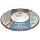 PFERD Polifan SG Abrasive Flap Disc, Type 27, Threaded Hole, Phenolic Resin Backing, Aluminum Oxide