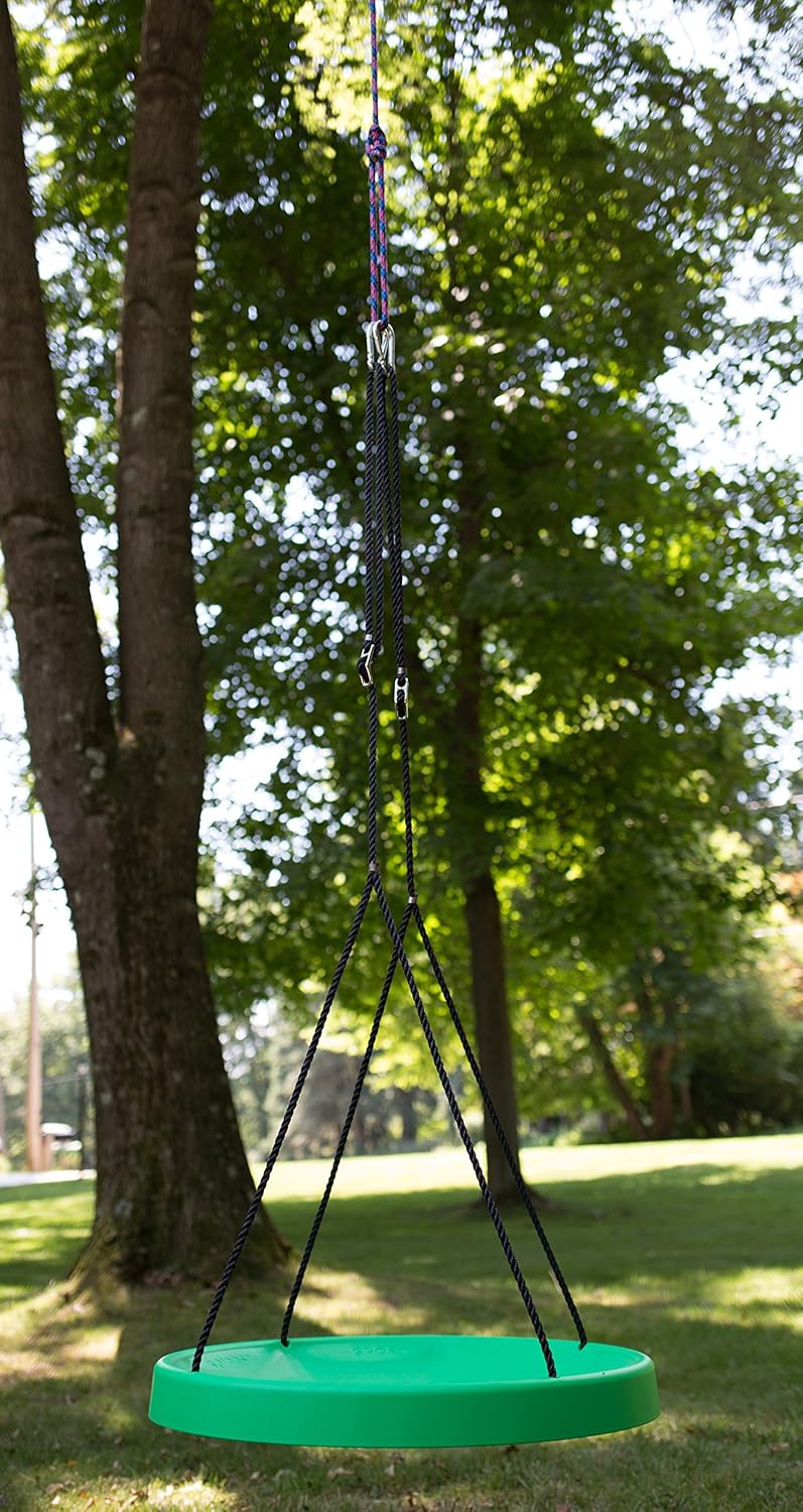 Tire Swing Set Swivel Playground Spinner Fun Safe Tree Install Two