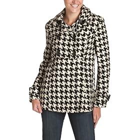 Buffalo Jeans Ladies Nika Houndstooth Coat by Buffalo