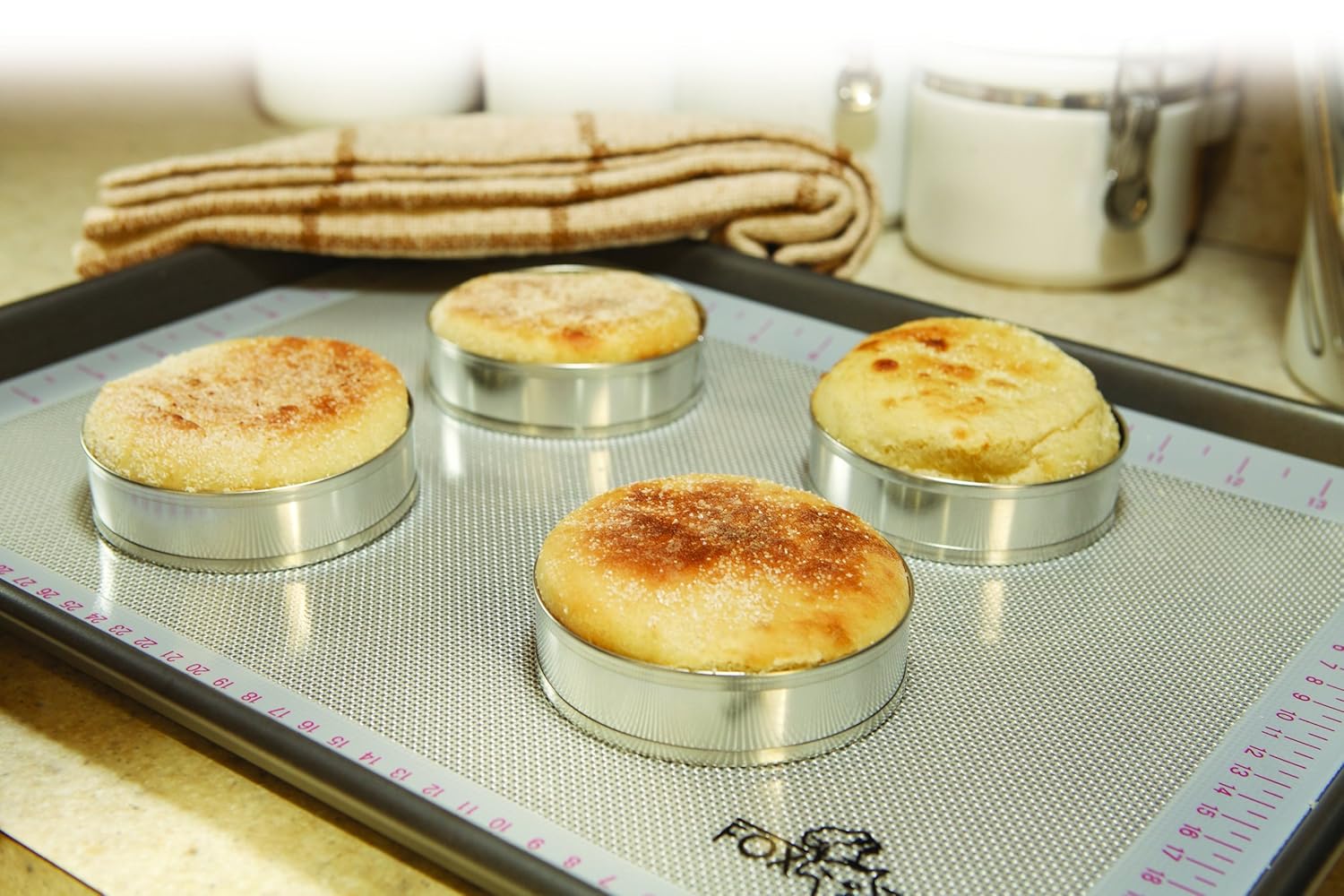 Fox Run Set of Four English Muffin Rings , New, Free Shipping eBay