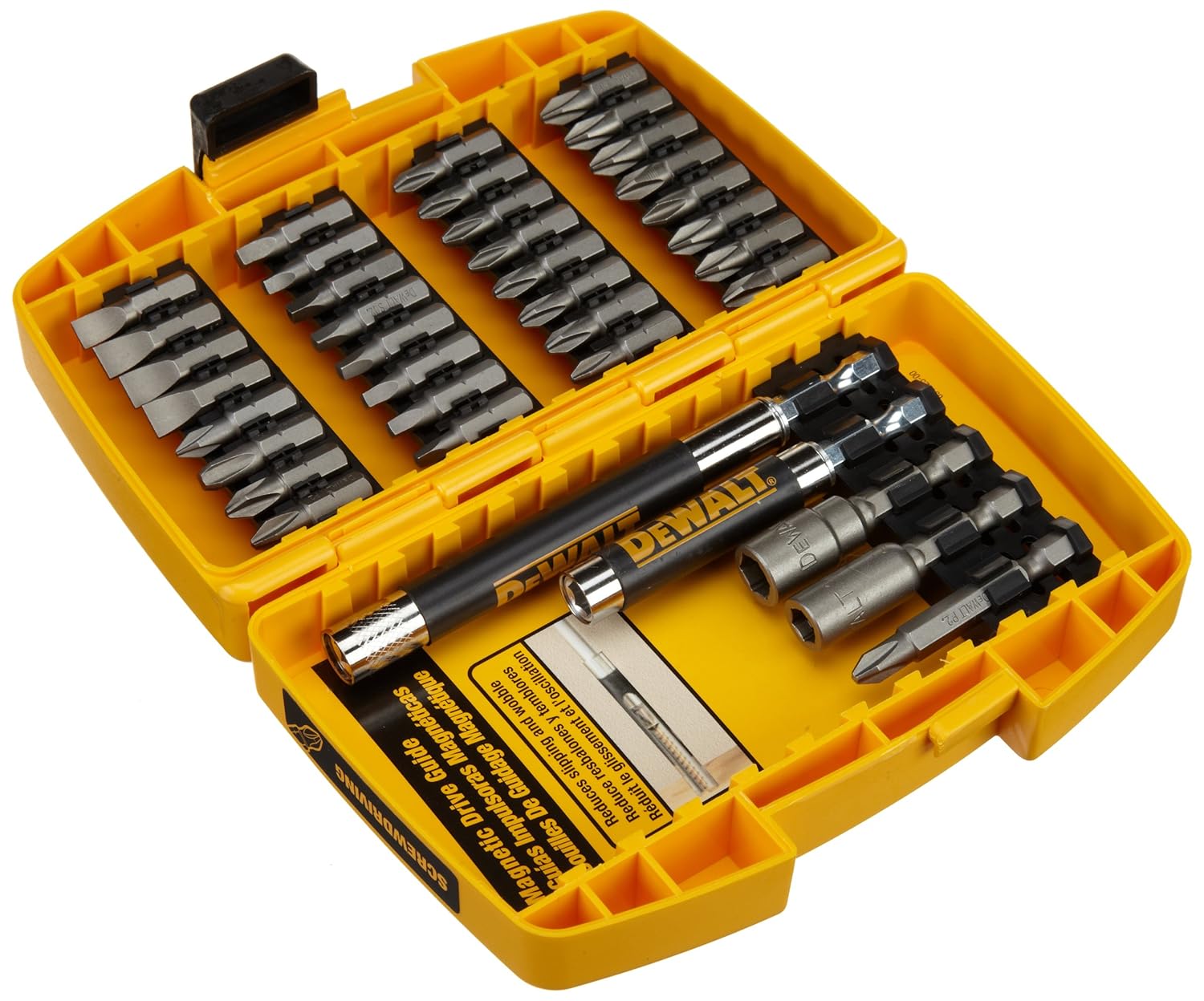 DEWALT DW2176 37Piece Screwdriving Set Drill Driver case power screw