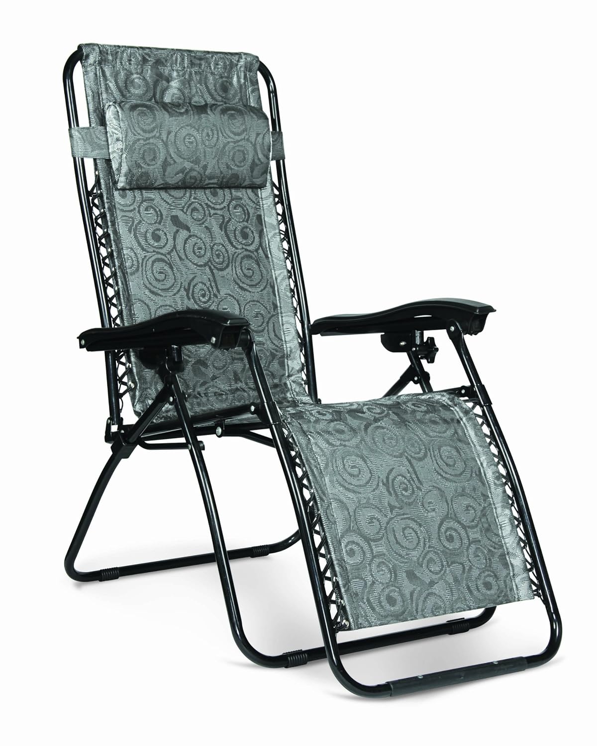 Camco 51810 Black Swirl Zero Gravity Recliner $37.99