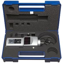 Shimpo DT-107A-S12 Handheld Tachometer with 12" Wheel, LED Display, +/-0.06rpm Accuracy, 0.10 - 25000rpm Range