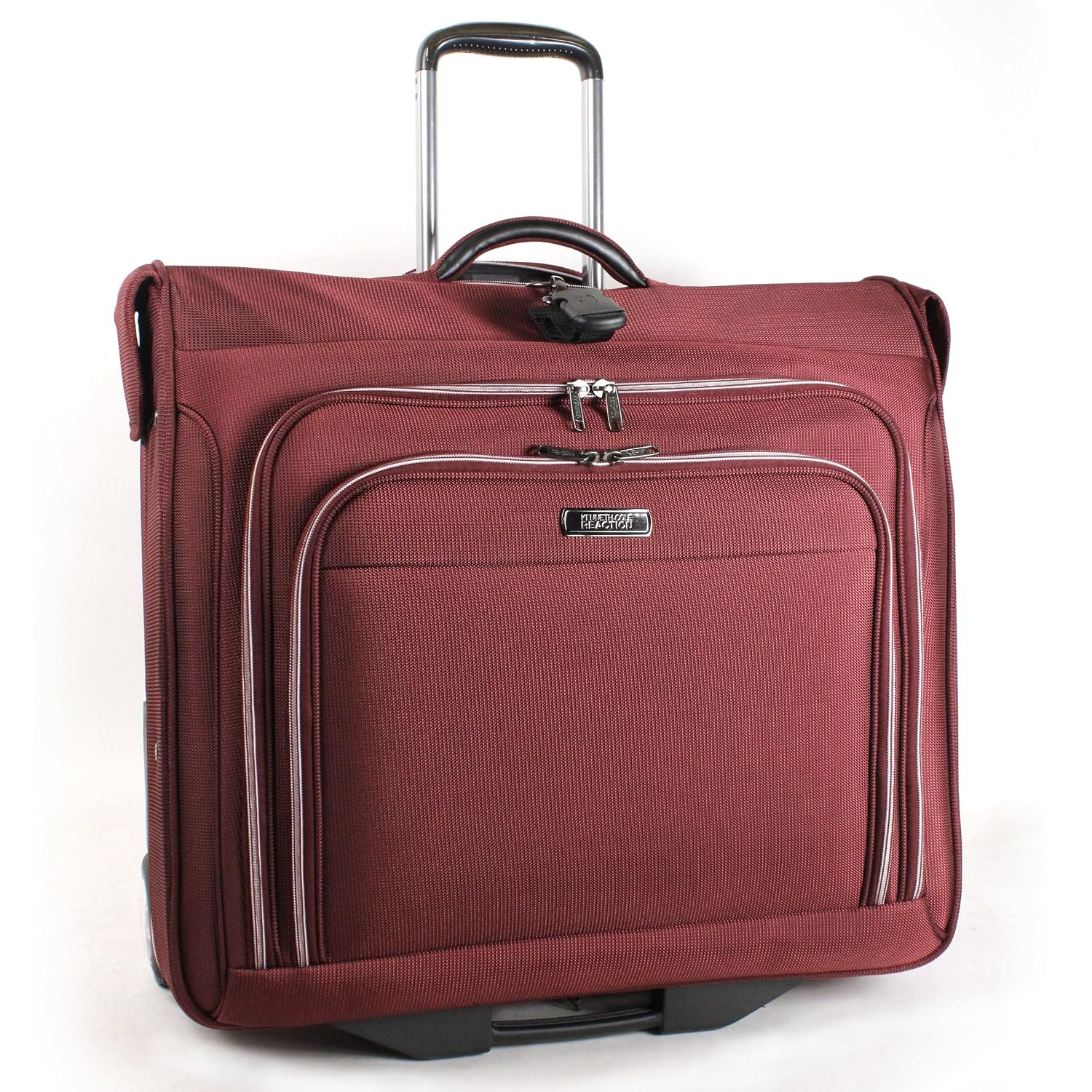Kenneth Cole Reaction Luggage Loaded Deck Wheeled Garment Bag, Burgundy, Large