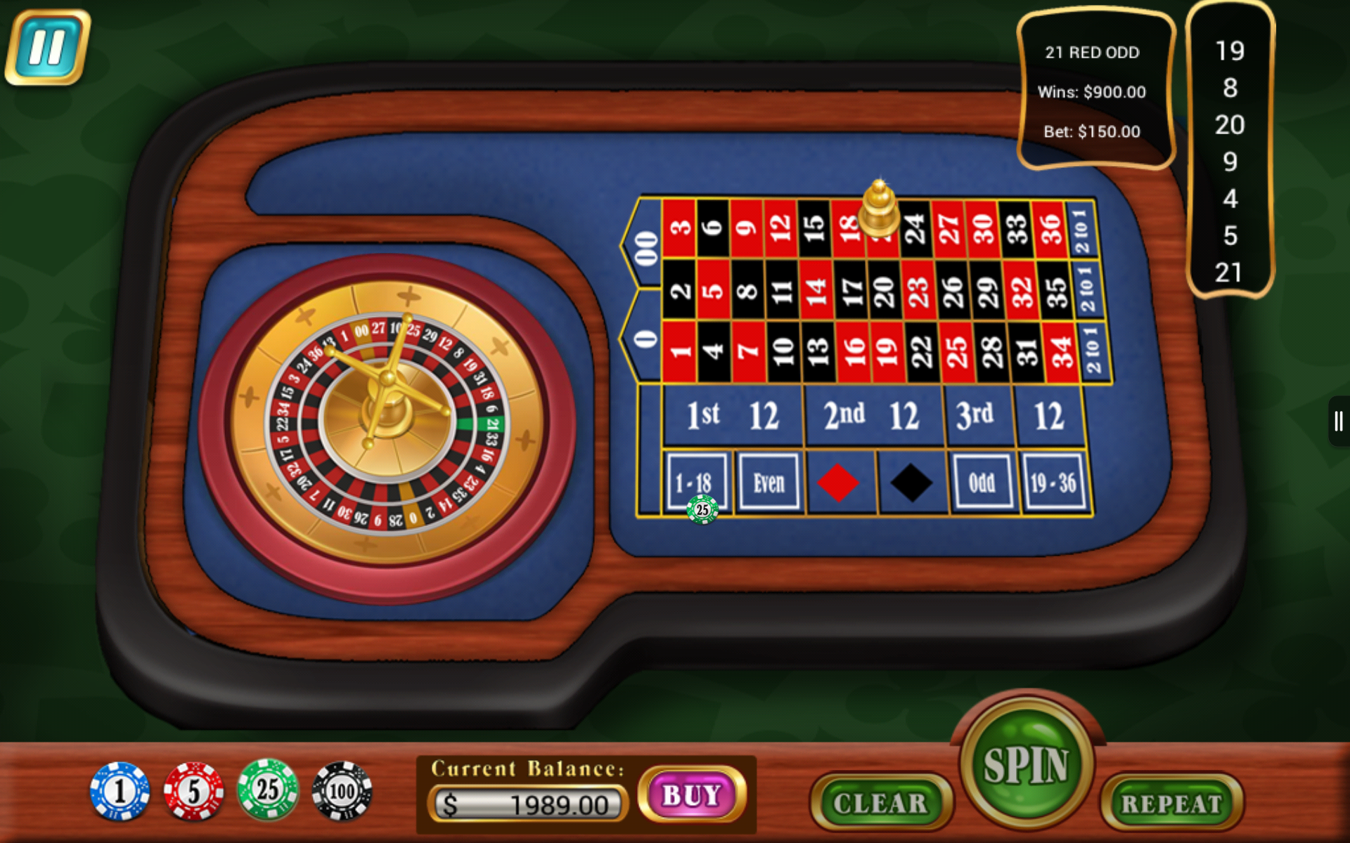 Mini Roulette Table Croupier Appstore for Android