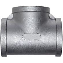 Stainless Steel 304 Cast Pipe Fitting, Tee, MSS SP-114, NPT Female