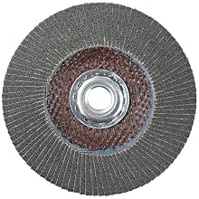 Merit Flap Disc, Type 29, , 5/8"-11 Arbor, Zirconia Alumina, 4-1/2" Diameter, Grit 80  (Pack of 10)