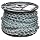 Campbell 0722527 Low Carbon Steel Twist Link Machine Chainon Reel, Zinc Plated, 2/0 Trade, 0.18" Diameter, 70' Length, 520 lbs Load Capacity