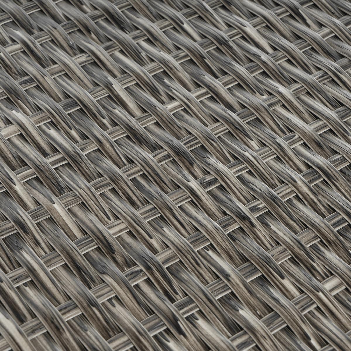 Venice Patio Furniture 5 Piece Outdoor Wicker Dining / Bar Set (Black