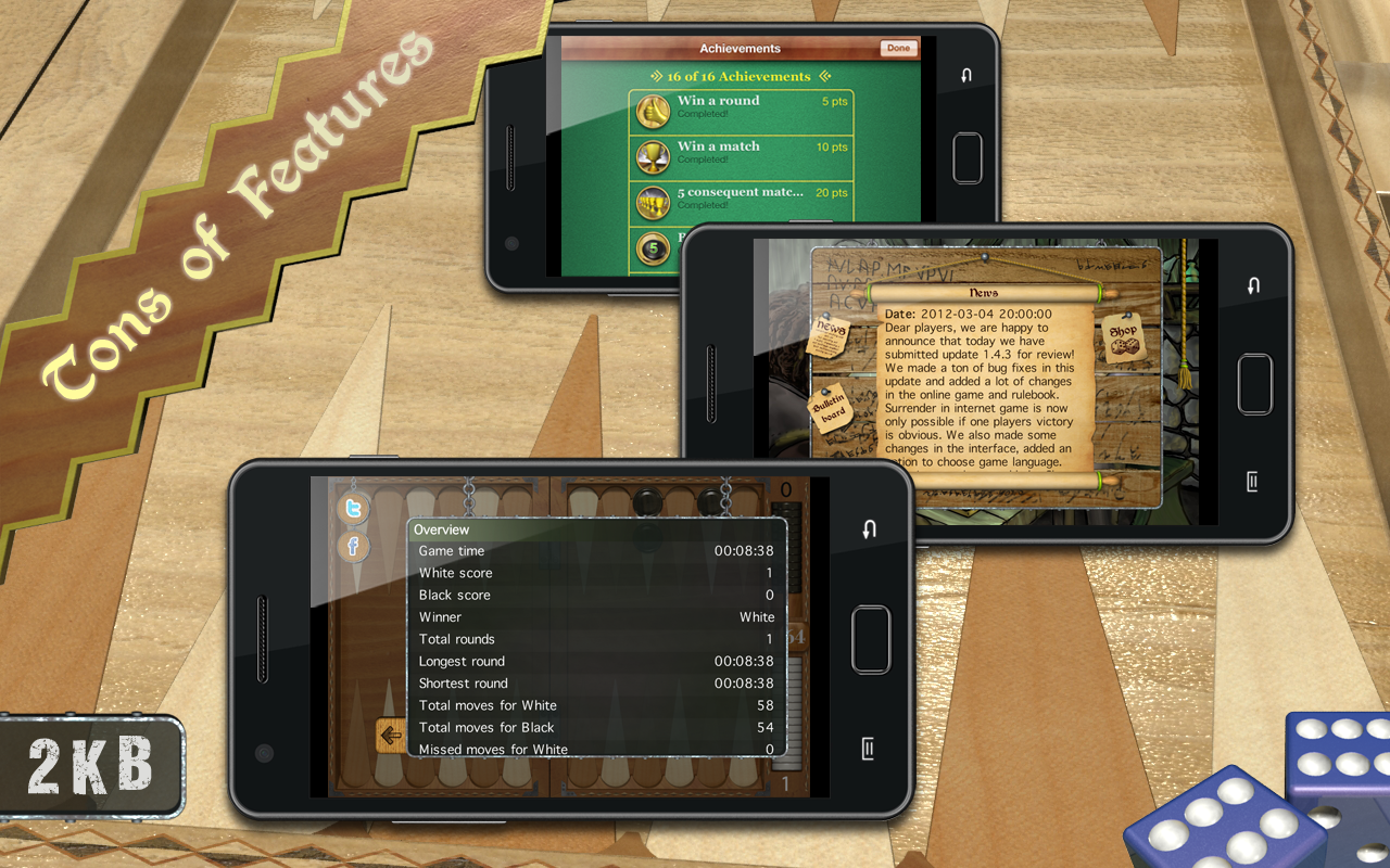 Backgammon Masters Free Appstore for Android
