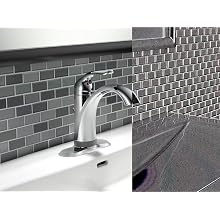 Delta 538T-DST Lahara Single Handle Lavatory Faucet with Touch2O.xt Technology, Chrome