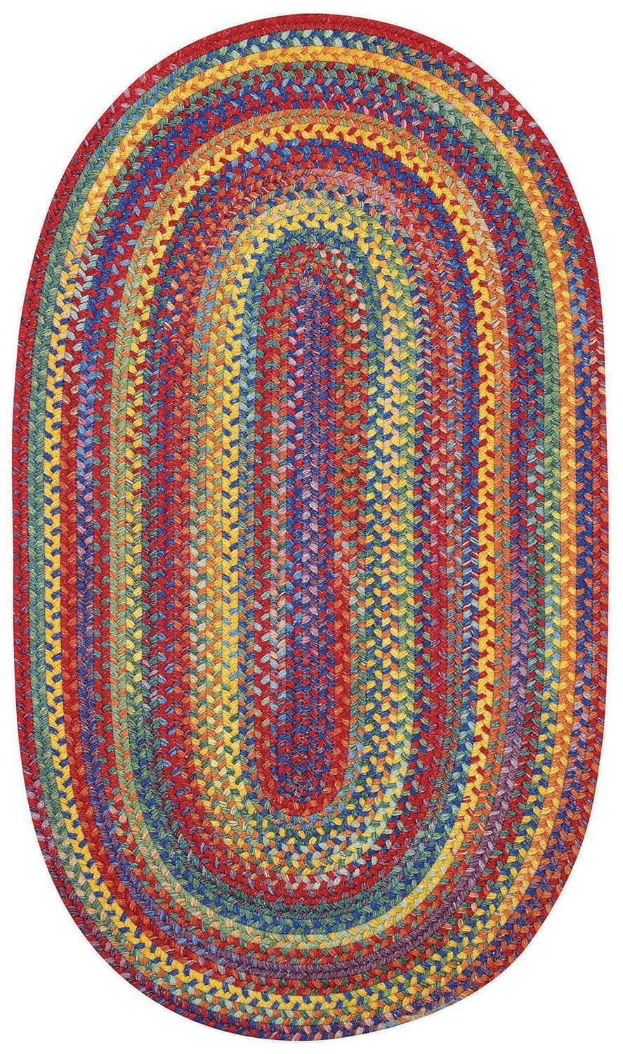 Capel Kill Devil Hill 0210 Braided Rug Bright Multi Great buy