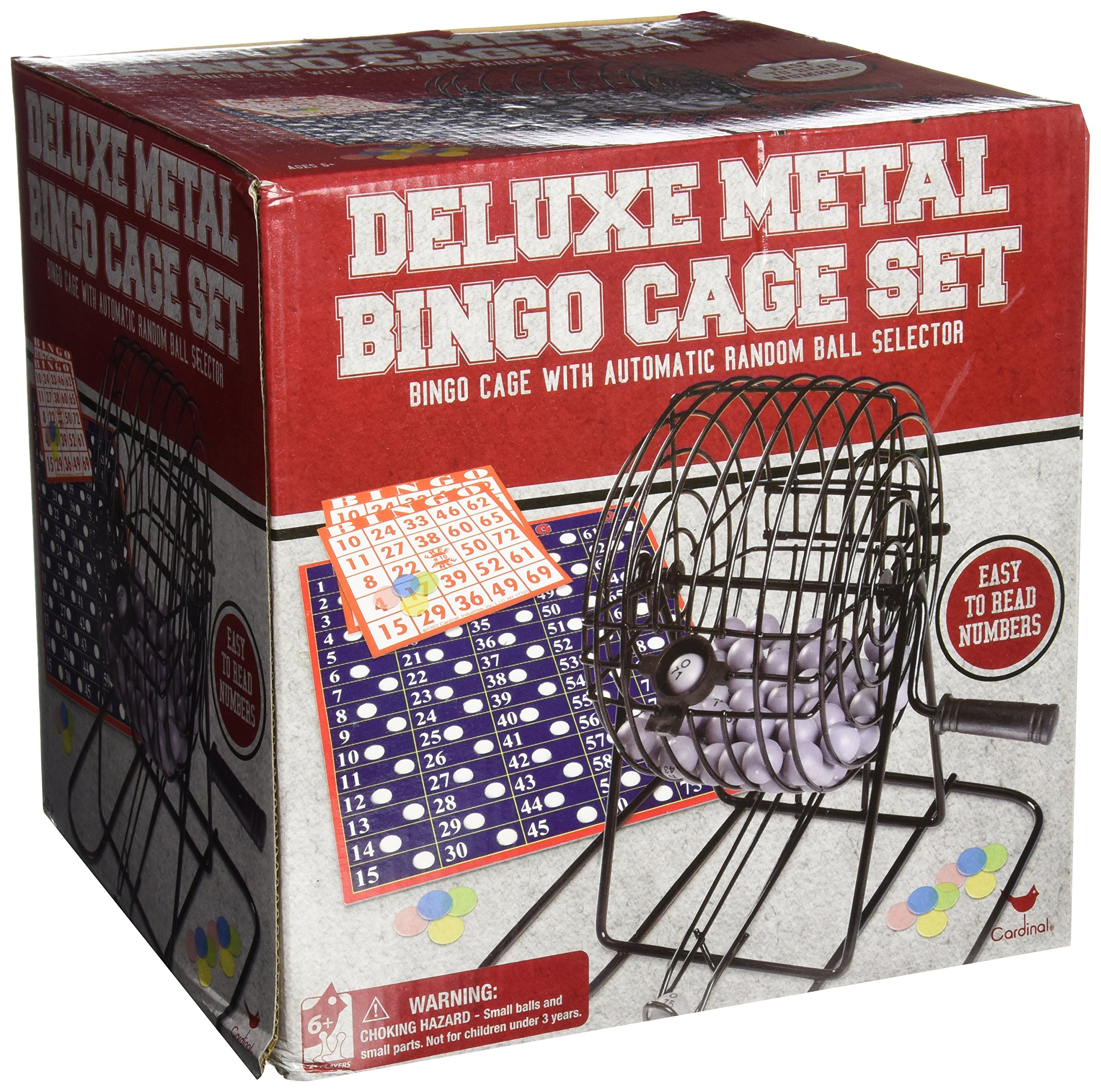 Deluxe Wire Cage Bingo Set (styles will vary) Cardinal Industries