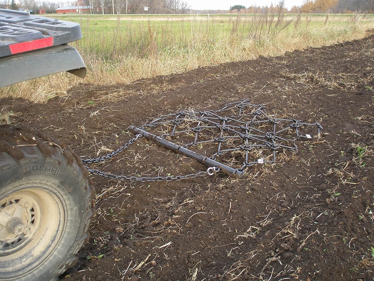 Field Tuff HDHA59 HeavyDuty Drag Harrow, 4 x 4 1/2" Teeth