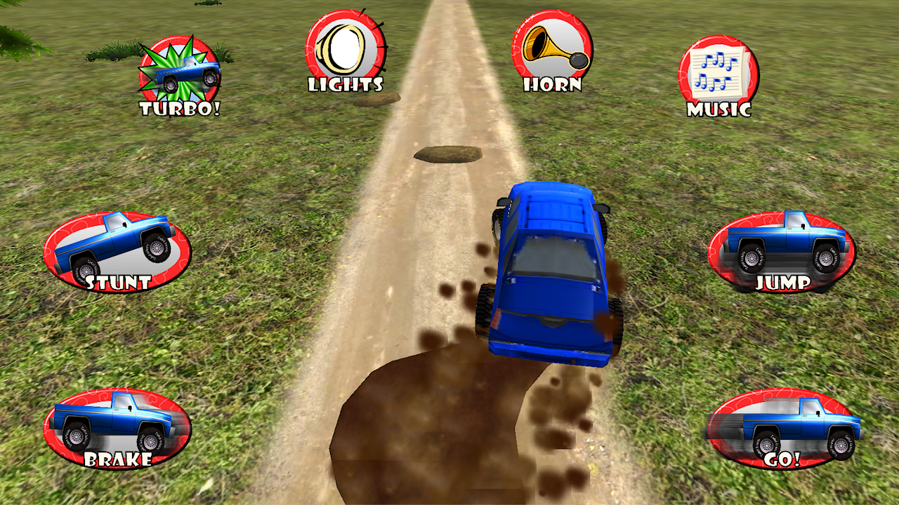 Pickup Truck Race & Offroad! 3D Toy Car Game For Toddlers and Kids With