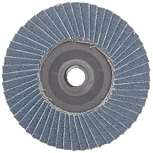 Weiler 50905 BobCat 3" Diameter, 80 Grit, Zirconium, Plastic Backing, Type 29 Specialty Abrasive Flap Mini Disc