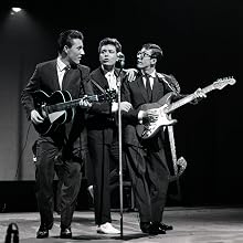 Cliff Richard - 1959. British Pop singer Cliff Richard (centre) rehearses with the Shadows at the London Palladium, for the popular TV show "Sunday night at the Palladium".
