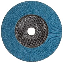 PFERD Polifan SGP Abrasive Flap Disc, Type 27, Round Hole, Phenolic Resin Backing, Zirconia Alumina