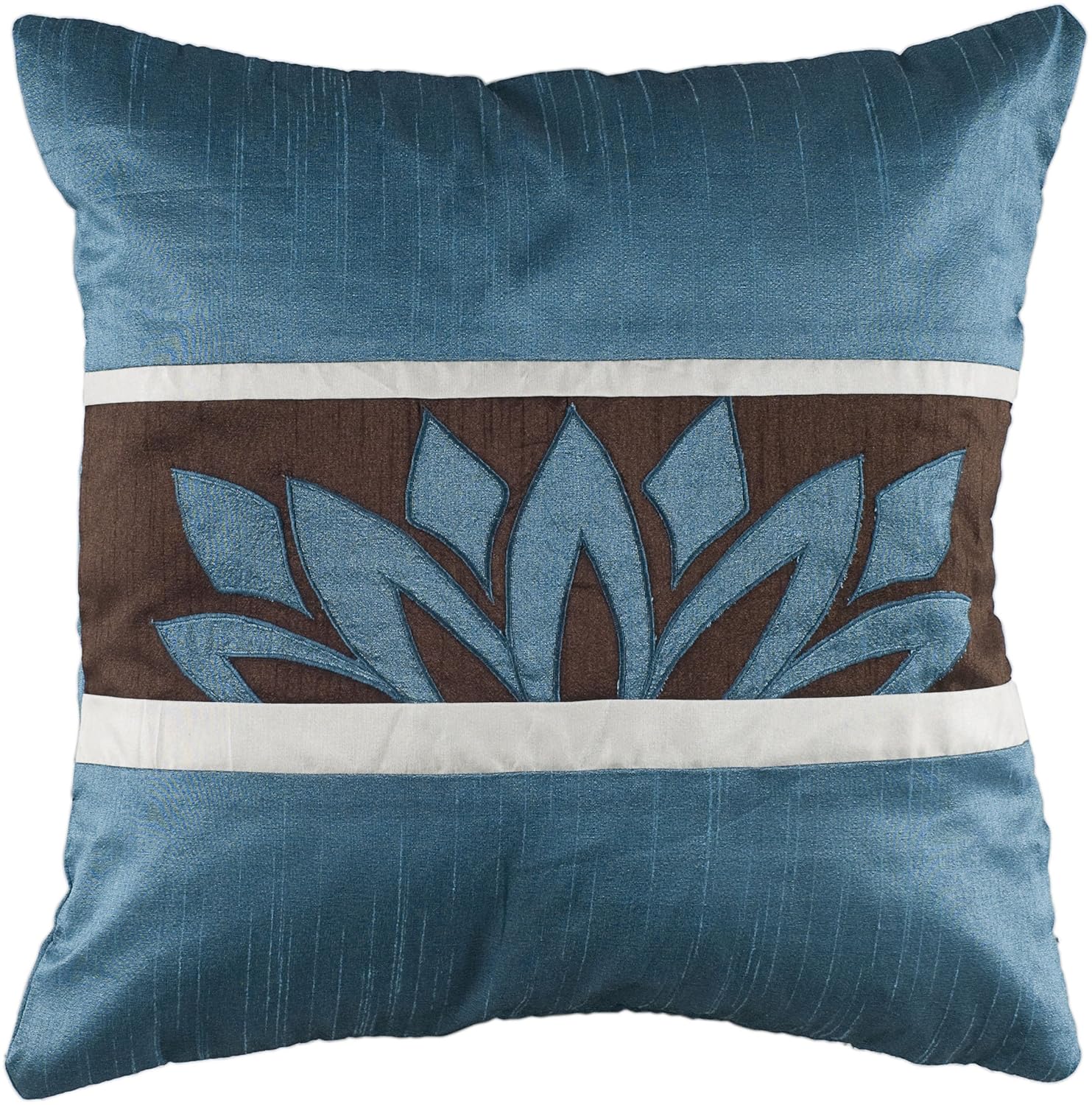 Rizzy Home Peacock Blue and Brown Decorative Throw Pillow T03963 Set of Two eBay